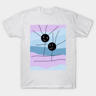 Kids as Ballet Dancers Stick Figure T-Shirt